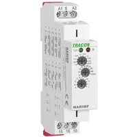 Tracon NARIMF Multifunkciós időrelé (10 funkció) AC/DC 12-240V, 0,1s-10d, 16A/AC1, 250VAC/24VDC