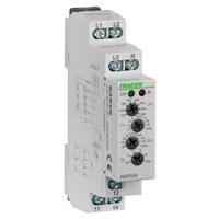 Tracon NARVN Feszültségfigyelő relé 3 fázisra AC 230V L-N, U>,< ,= +/-2-20%, t=0,1-10s, Asymm 8%