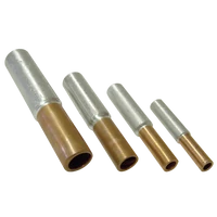 Tracon RT70/95 Szigeteletlen réz-alumínium (Cu-Al) toldóhüvely 70/95mm2, (d1=11,5mm, d2=13,5mm)