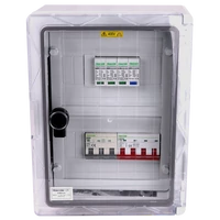 Tracon SPBPV310 Túlfeszültség-védelmi doboz fotovoltaikus rendszerekhez 330×250×130mm,IP65,IK10,AC1+2, 400V, In:10A, Iimp:12.5kA,