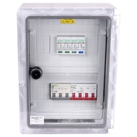 Tracon SPBPV316 Túlfeszültség-védelmi doboz fotovoltaikus rendszerekhez 330×250×130mm,IP65,IK10,AC1+2, 400V, In:16A, Iimp:12.5kA,