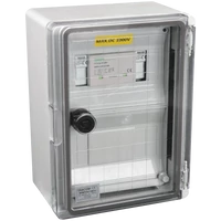 Tracon SPBPVDC1BCS Túlfeszültség-védelmi doboz fotovoltaikus rendszerekhez 320x210x130mm, IP65, DC1+2, Un=1000VDC