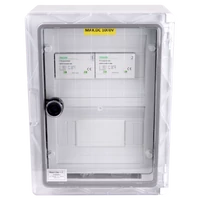Tracon SPBPVDC2 Túlfeszültség-védelmi doboz fotovoltaikus rendszerekhez 340x260x130mm, IP65, DC1+2, Un=1000VDC