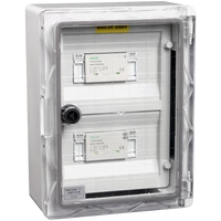 Tracon SPBPVDC2B Túlfeszültség-védelmi doboz fotovoltaikus rendszerekhez 340x260x130mm, IP65, DC1+2, Un=1000VDC