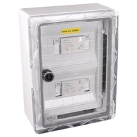 Tracon SPBPVDC2BCS Túlfeszültség-védelmi doboz fotovoltaikus rendszerekhez 380x260x130mm, IP65, DC1+2, Un=1000VDC