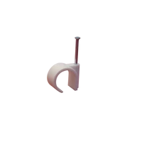 Tracon TCKRB-2025 Koax kábel rögzítő bilincs, fehér d=20-25mm, PE