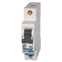 Tracon TDM-1B-20 Kismegszakító, 1 pólus, B karakterisztika 20A, 10kA