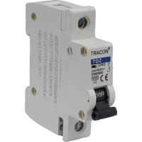 Tracon TDZ-1D-40 Kismegszakító, 1 pólus, D karakterisztika 40A, 6kA