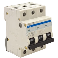 Tracon TDZ-3C-32 Kismegszakító, 3 pólus, C karakterisztika 32A, 6kA
