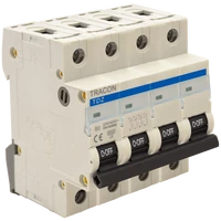 Tracon TDZ-4B-32 Kismegszakító, 4 pólus, B karakterisztika 32A, 6kA