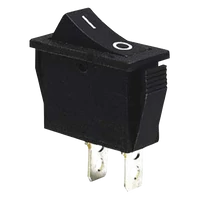 Tracon TES-13 Készülékkapcsoló, BE-KI, fekete (0-I felirat) 16(6)A, 250V AC
