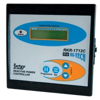 Tracon TFJA-01 Fázisjavító automatika, egyfázisú, 7 kondenzátor telephez 144×144mm
