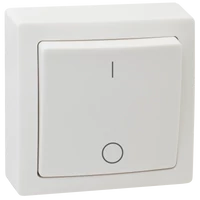 Tracon TFK102 Falon kívüli kétpólusú kapcsoló 10AX/250VAC, IP20 (102)