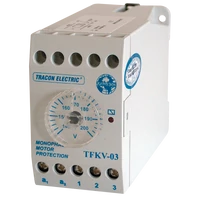 Tracon TFKV-03 Védőrelé, feszültségcsökkenési 1 fázisú rendszerhez 230V AC, 140-200V/240V AC, 5A/250V AC