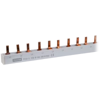 Tracon TFSS-3 Soroló sín - csapos kivitelű max.63A, 230/400VAC, 3P, 56modul, 1m