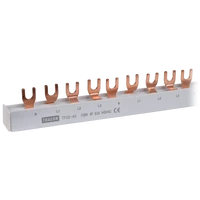Tracon TFSS-4V Soroló sín - villás kivitelű max.63A, 4P, 56modul, 1m