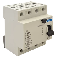 Tracon TFV4-16300 Áram-védőkapcsoló, 4 pólusú 16A, 300mA, 6kA, AC