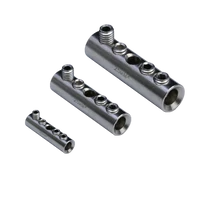 Tracon THCS50 Szigeteletlen toldóhüvely csavarral, ónozott 50mm2, (d1=10,3mm, L=48mm)