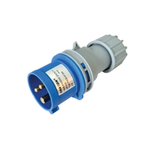 Tracon TICS-013H Ipari csatlakozó dugó, külső tömítőszelencével 16A, 250V, 2P+E, 6h, IP44