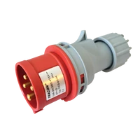 Tracon TICS-014H Ipari csatlakozó dugó, külső tömítőszelencével 16A, 400V, 3P+E, 6h, IP44