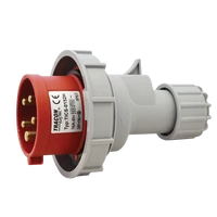Tracon TICS-0152H Ipari csatlakozó dugó, fokozott védelemmel 16A, 400V, 3P+N+E, 6h, IP67