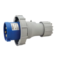 Tracon TICS-0232H Ipari csatlakozó dugó, fokozott védelemmel 32A, 250V, 2P+E, 6h, IP67
