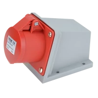 Tracon TICS-114 Felületre szerelhető ipari csatlakozóaljzat 16A, 400V, 3P+E, 6h, IP44