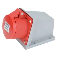 Tracon TICS-115 Felületre szerelhető ipari csatlakozóaljzat 16A, 400V, 3P+N+E, 6h, IP44