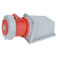 Tracon TICS-135 Felületre szerelhető ipari csatlakozóaljzat 63A, 400V, 3P+N+E, 6h, IP67
