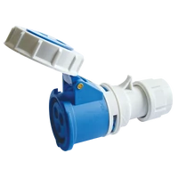 Tracon TICS-2132H Ipari csatlakozóaljzat, fokozott védelemmel 16A, 230V, 2P+E, 6h, IP67