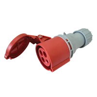 Tracon TICS-2142H Ipari csatlakozóaljzat, fokozott védelemmel 16A, 400V, 3P+E, 6h, IP67