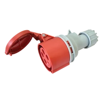 Tracon TICS-225H Ipari csatlakozóaljzat, külső tömítőszelencével 32A, 400V, 3P+N+E, 6h, IP44