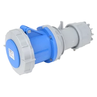 Tracon TICS-233 Ipari csatlakozóaljzat, fokozott védelemmel 63A, 250V, 2P+E, 6h, IP67