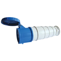 Tracon TICS-243 Ipari csatlakozóaljzat, fokozott védelemmel 125A, 250V, 2P+E, 6h, IP67