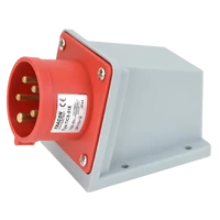 Tracon TICS-515 Felületre szerelhető ipari csatlakozó dugó 16A, 400V, 3P+N+E, 6h, IP44