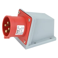 Tracon TICS-524 Felületre szerelhető ipari csatlakozó dugó 32A, 400V, 3P+E, 6h, IP44