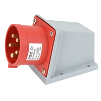 Tracon TICS-525 Felületre szerelhető ipari csatlakozó dugó 32A, 400V, 3P+N+E, 6h, IP44