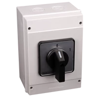 Tracon TK-126/4T65 Tokozott kézikapcsoló, BE-KI 400V, 50Hz, 125A, 4P, 30kW, 88×88mm, 60°, IP65