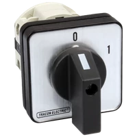 Tracon TK-636/4 Kézikapcsoló, BE-KI 400V, 50Hz, 63A, 4P, 18,5kW, 64×64mm, 60°