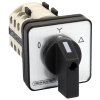 Tracon TKM-25/C Közvetlen Y-D motorkapcsoló 400V, 50Hz, 25A, 7,5kW, 48×48mm