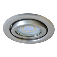 Tracon TLC-6MC Beépíthető lámpatest spot fényforrásokhoz, matt króm max.50W, MR16, D=97mm, 30°