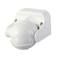 Tracon TMB-152R Mozgásérzékelő, fali, radaros, fehér 230V, 50Hz 5,8GHz, 180°, 5-15m, 10s-12min, 3-2000lux, IP44