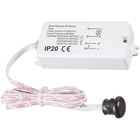 Tracon TMBB123 Mozgásérzékelő, rövid távú, működtetés ajtónyitásra 230V, 50Hz, 500/200W, 5-6 cm, IP20