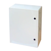 Tracon TME504018 Műanyag elosztószekrény HxWxD=500x400x175mm, IP65, IK10, 1000V AC/DC, RAL7035