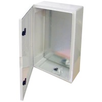 Tracon TME604020 Műanyag elosztószekrény HxWxD=600x400x200mm, IP65, IK10, 1000V AC/DC, RAL7035