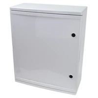 Tracon TME605022 Műanyag elosztószekrény HxWxD=600x500x220mm, IP65, IK10, 1000V AC/DC, RAL7035