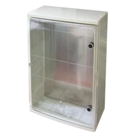 Tracon TME605022T Műanyag elosztószekrény átlátszó ajtóval HxWxD=600x500x220mm, IP65, IK10, 1000V AC/DC, RAL7035