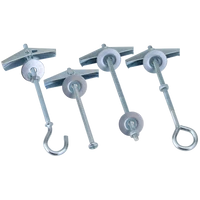 Tracon TMK Mennyezet csavar, kampó fejjel, anyával, alátéttel M4, L=95mm