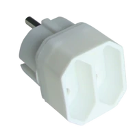 Tracon TN2 Többférőhelyes átalakító csatlakozó 2×EURO, 250VAC, max.2,5A