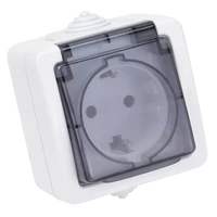 Tracon TR-PH01 Falon kívüli csatlakozóaljzat 16A/250VAC, IP54